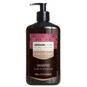 Arganicare COCONUT SHAMPOO for dull, very dry & frizzy hair (Šampon s kokosovým olejem pro mdlé, velmi suché a nepoddajné vlasy, 400ml)