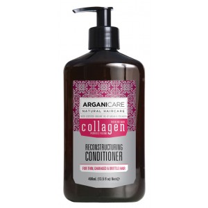 Arganicare COLLAGEN Reconstructing Conditioner for Thin, Damaged & Brittle Hair (Kondicionér s kolagenem pro slabé, poškozené a lámavé vlasy, 400ml)