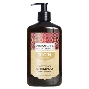 Arganicare Castor Oil Shampoo (Šampon s ricinovým olejem, 400ml)