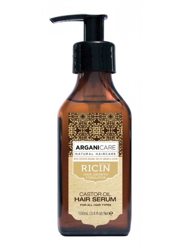 Arganicare Castor Oil Hair Serum (Vlasové sérum s ricinovým olejem, 100ml)