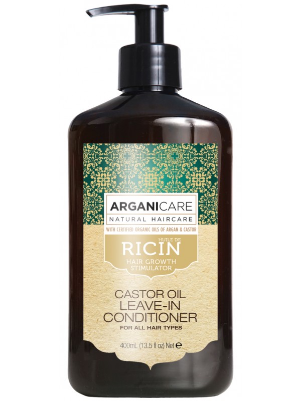 Arganicare Castor Oil Ultra-Hydrating Leave-In Conditioner for dry hair (Ultra-hydratační, bezoplachový kondicionér s ricinovým olejem pro suché vlasy, 400ml)