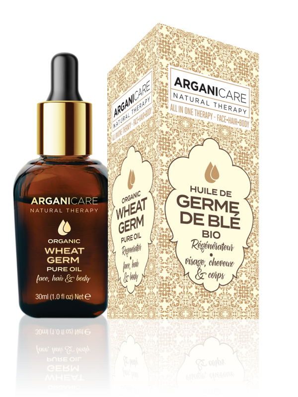 Arganicare WHEAT GERM Organic Oil (Přírodní olej z pšeničných klíčků, 30ml)