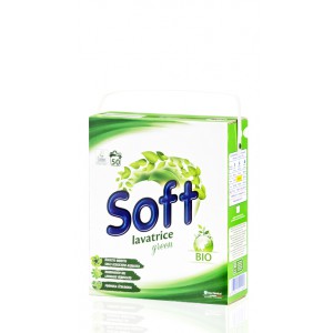 Soft Ecolabel Prací prášek zelený BIO (50 pracích dávek) (3,75kg)