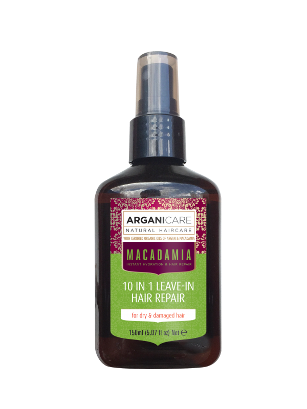 Arganicare Macadamia 10-in-1 HAIR REPAIR (Makadamová vlasová regenerace 10v1, 150ml)