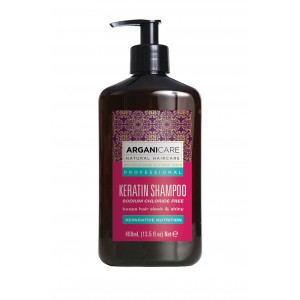 Arganicare KERATIN SHAMPOO (Šampon s keratinem, 400ml)